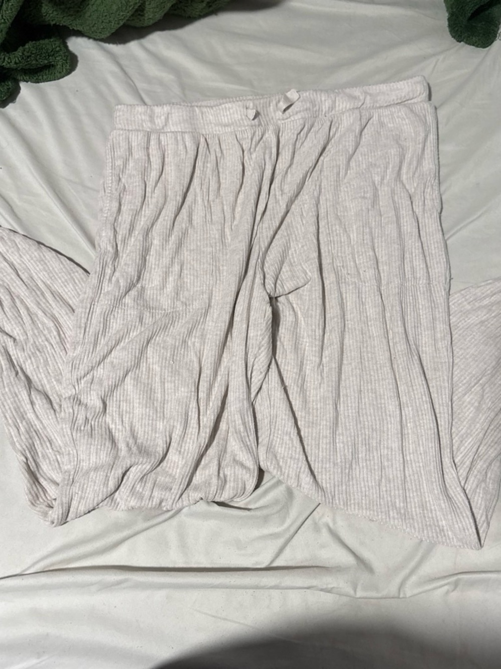 Target Women's Light Ribbed Joggers - White